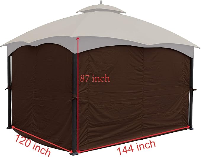 APEX GARDEN Four-Side Privacy Curtain Set - Image 3