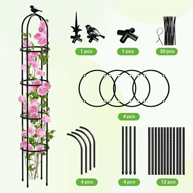 2026 Updated Garden Obelisk Trellis - Image 7