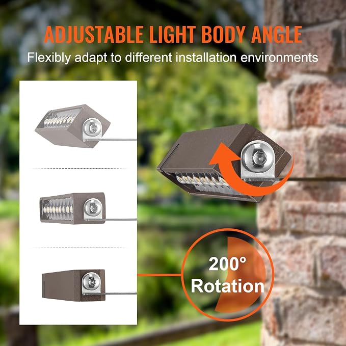 VEVOR LED Hardscape Lighting, 6.8 Inch Retaining Wall Lights, 3W 12V-24V AC/DC - Image 4