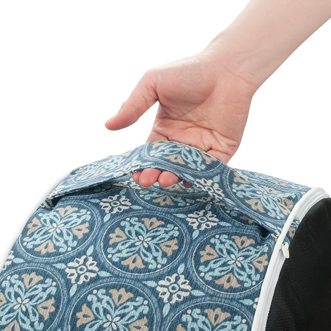 Magpie Fabrics Indoor/Outdoor Inflatable Stool Ottoman Pouf, Water Repellent - Image 6