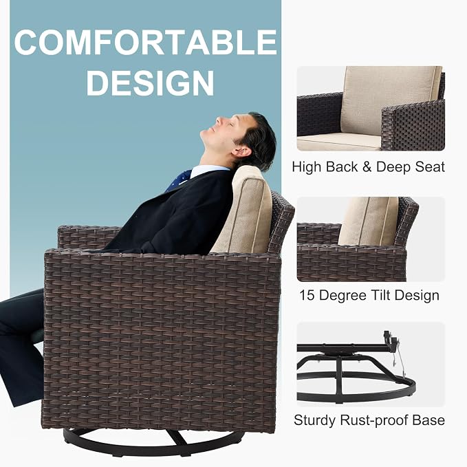 Belord 7 Pieces Patio Furniture Set - Image 3