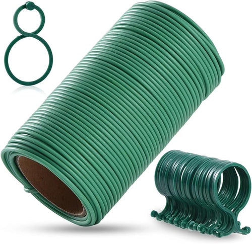 118 Feet Soft Plant Tie Green Twist Garden Ties by TELENT+OUTDOORS