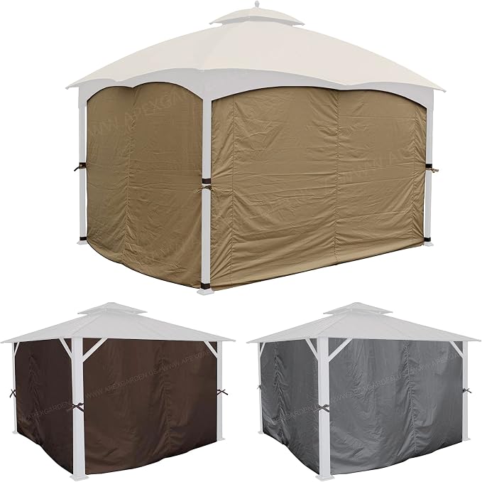 APEX GARDEN Four-Side Privacy Curtain Set - Image 4