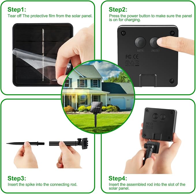 Brightever Solar String Lights, Solar Lights Outdoor Waterproof - Image 4