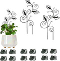 Decorative Metal Plant Trellis for Indoor Potted Plants – Leaf Shape Vine by Unknown