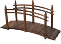 7.5 ft Wooden Garden Bridge by Gefaxi