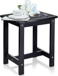 Y&M Outdoor Side Table, HIPS Adirondack Small Single Table, Waterproof Square by YM