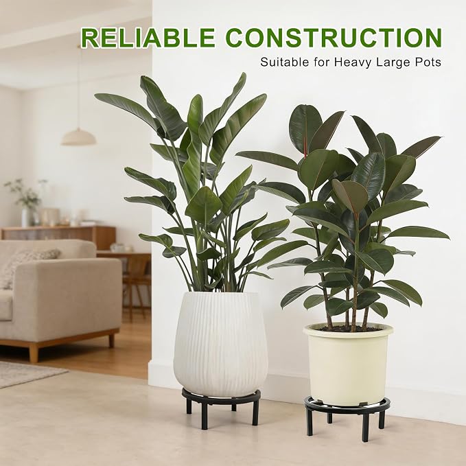 Metal Plant Stand Indoor Outdoor, Heavy Duty Plant Riser, Sturdy Flower Pot - Image 6