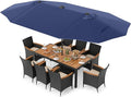 Tangkula 11 Pieces Patio Dining Set by TANGKULA