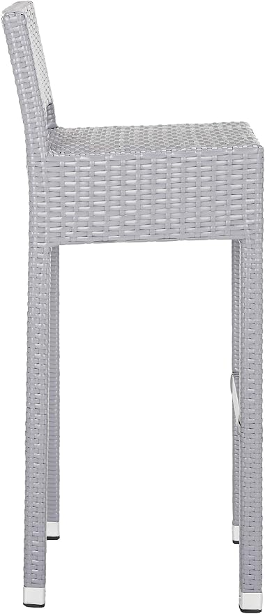 SAFAVIEH FOX5212A Collection Landry Black Indoor/Outdoor Bar Stool - Image 7