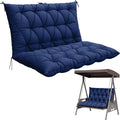 Porch Swing Cushion with Backrest, Waterproof Bench Cushion by Pakunoda