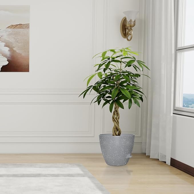 12 Inch Large Self Watering Pots, Flower Pots - Image 6