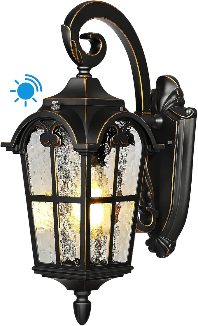 DEWENWILS Dusk to Dawn Outdoor Wall Light, Waterproof Exterior Light Fixture by DEWENWILS