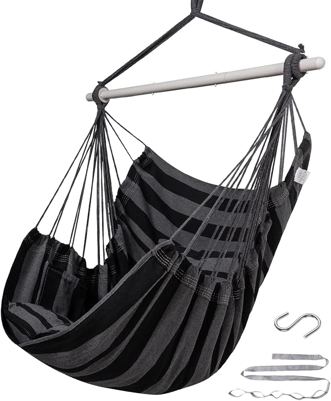 ADVOKAIR Hammock Chair Hanging Chair Swing Large Indoor by ADVOKAIR-ChillNaturally