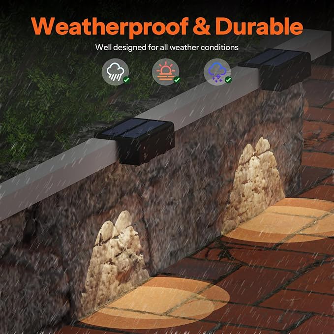 8-Pack Multi-Color Solar Spotlights - Image 5