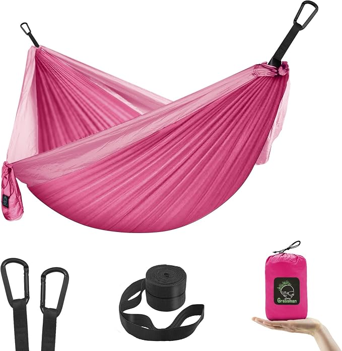 GRASSMAN Kids Hammock-Small Camping hammocks, Portable Camping Gear by GRASSMAN