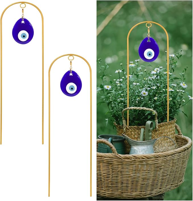 Plant Trellis for Climbing Plants indoor Evil Eye Decorations Mini Metal - Image 5