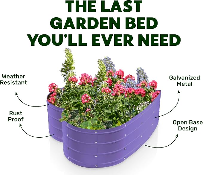 Plant & Plot Galvanized Raised Garden Beds Outdoor // Planter Raised Beds - Image 5