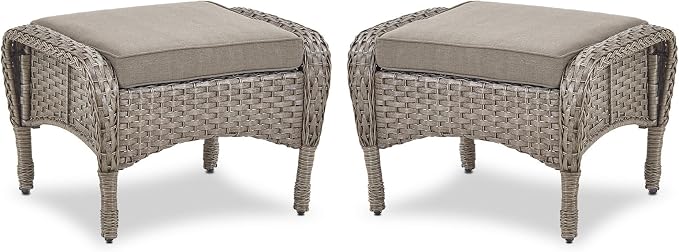 Belord Outdoor Ottomans for Patio Foot Rest by Belord