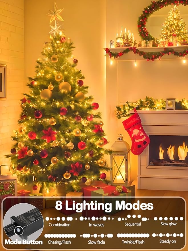 Upgraded Super Long 264FT 800 LED Christmas String Lights Outdoor & Indoor - Image 2