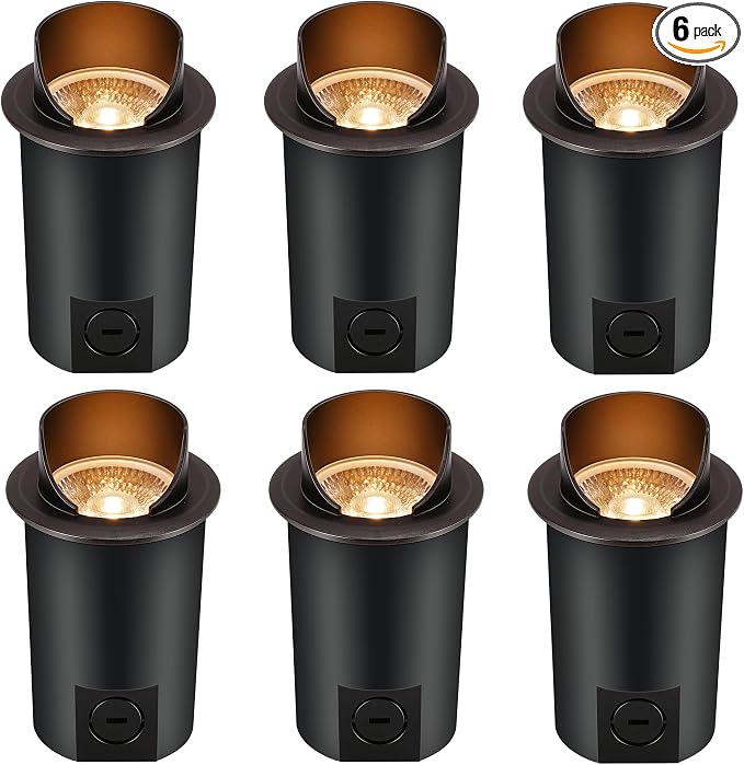 CLOUDY BAY 9W Well Lights Landscape LED In Ground Outdoor, Shielded Top by CLOUDYBAY
