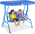 HONEY JOY Kids Patio Swing, 2-Seater Outdoor Porch Swing Lounge Chair, by HONEYJOY