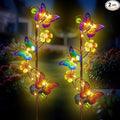 NAN ZAI NAN FANG Butterfly Solar Stake Lights, Waterproof, by NANZAINANFANGAngelDecor