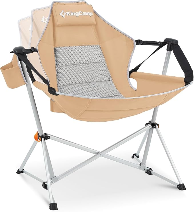 KingCamp Hammock Camping Chair, Swinging Portable Folding Camp Chairs by KingCamp
