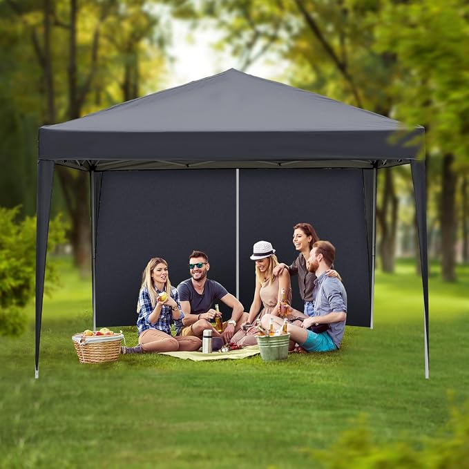 Outvita 10x10ft Ez Pop Up Canopy, Portable Instant Canopy Tent - Image 8