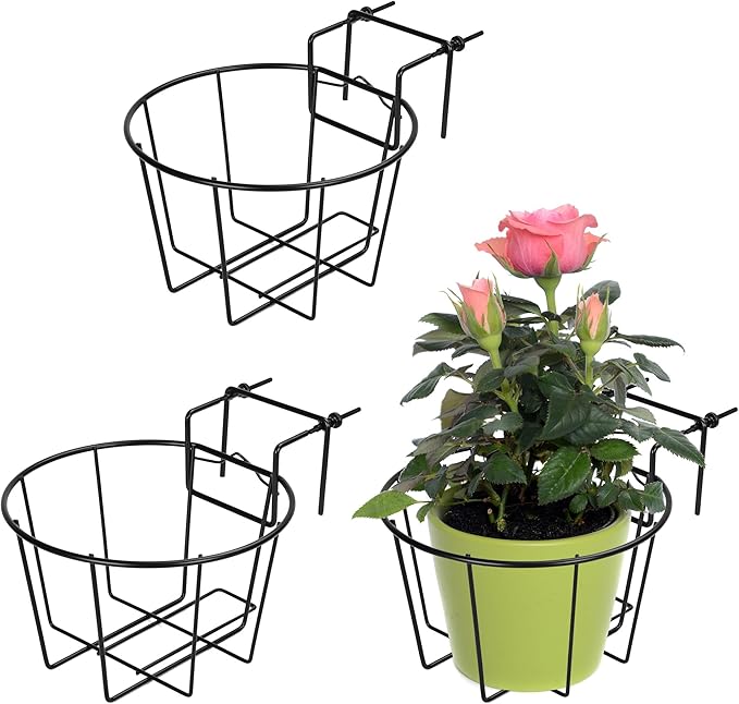 TQVAI 10 Inch Railing Planter by TQVAI