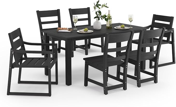 7-Piece Outdoor Dining Set by COZYMAN