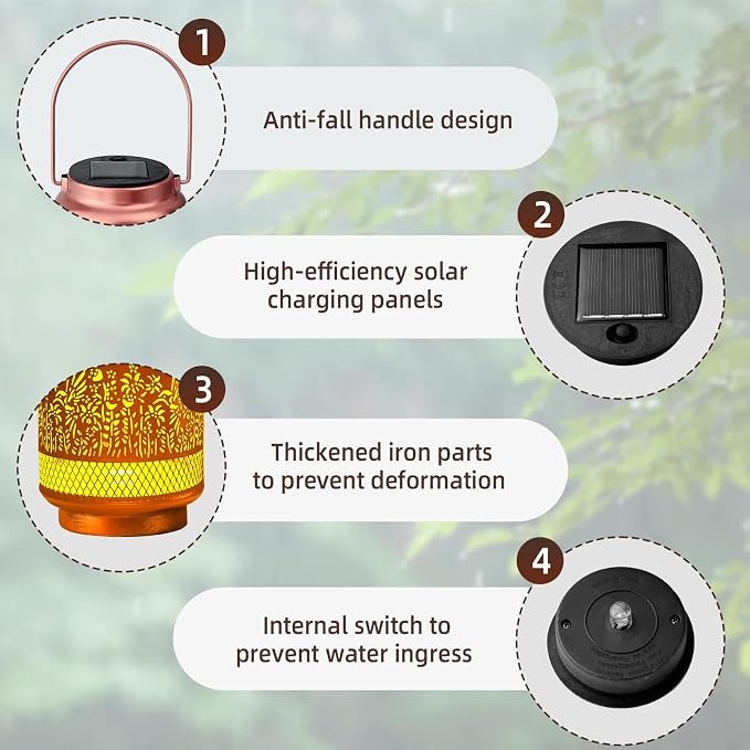 Solar Lanterns Outdoor Waterproof Birthday Gifts - Image 6