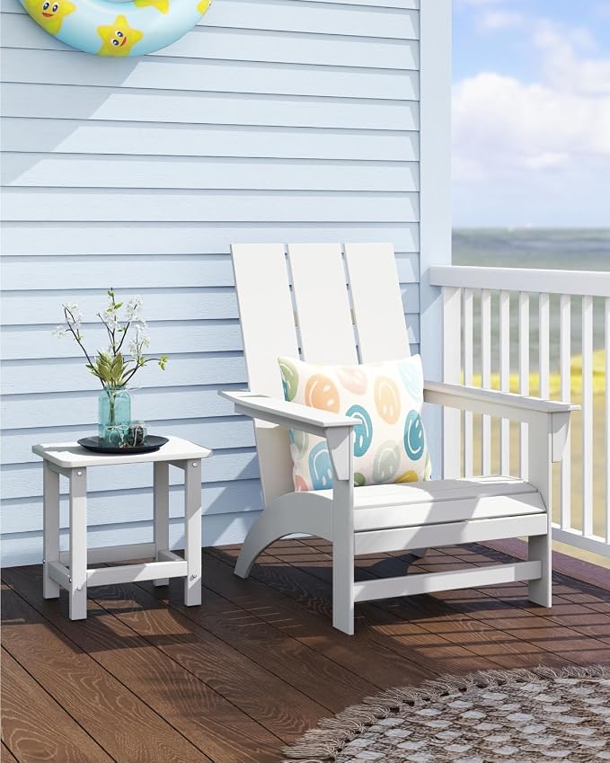 Weatherproof Outdoor Side Table, HDPE Small Outdoor Table - Image 2
