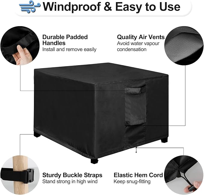 OutdoorLines Outdoor Waterproof Patio Ottoman Covers - Image 5