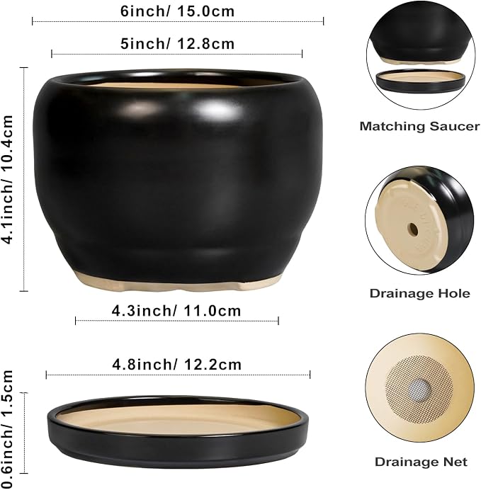 SQOWL Ceramic Plant Pot - Image 3