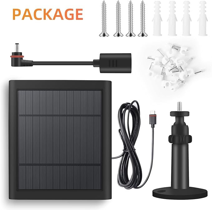 1 Pack 4W Solar Charger for Ring Spotlight & Stick Up Outdoor Cam, High - Image 6