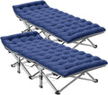 ABORON Camping Cot for Adult 28" Extra Wide, 2PK Heavy-Duty 1200D Oxford Cot by ABORON
