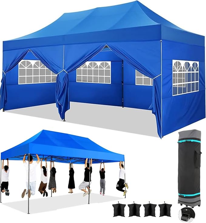 COBIZI Pop up Canopy Tent 10x20 Heavy Duty Gazebo by COBIZI