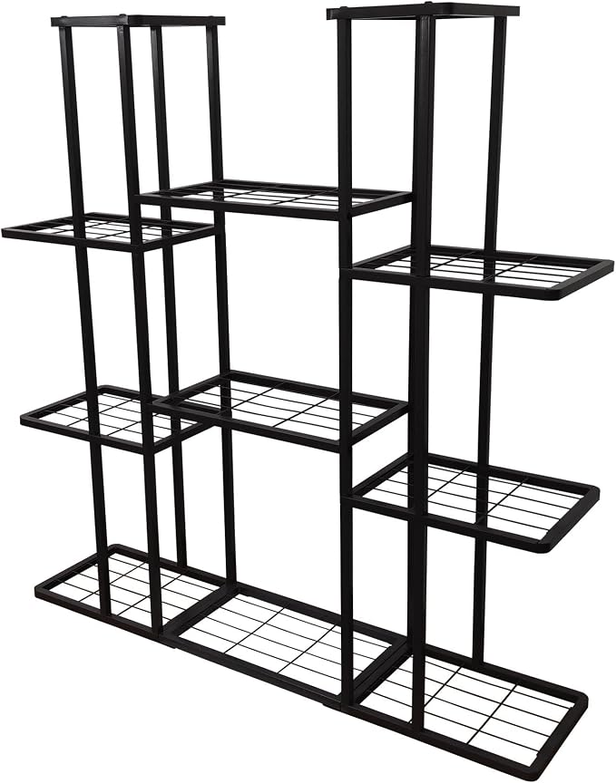 MTB Garden 4 Tier 11 Potted Metal Large Plant Stand by MTBGarden