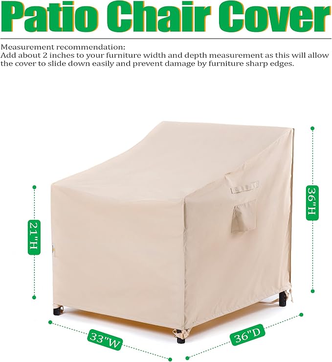 F&J Outdoors Waterproof Anti-UV Fade Resistant Patio Adirondack Lounge Chair - Image 2