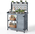 VEVOR Potting Bench Table, Outdoor Gardening Wooden Workstation by VEVOR
