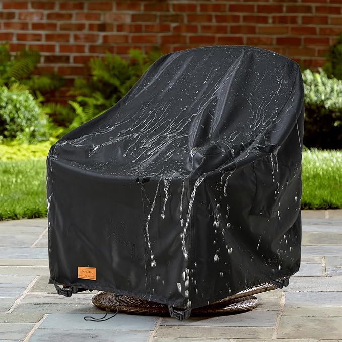 Outdoor Swivel Chair Covers Waterproof 2 Pack, Outdoor Chair Covers Patio - Image 6