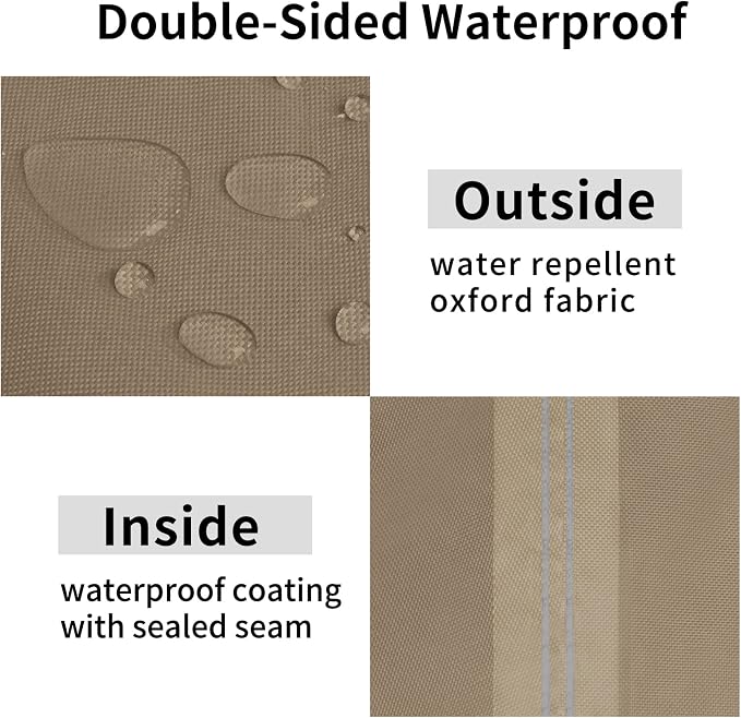 Easy-Going Waterproof Patio Lounge Chair Cover UV Resistant Outdoor Chaise - Image 4