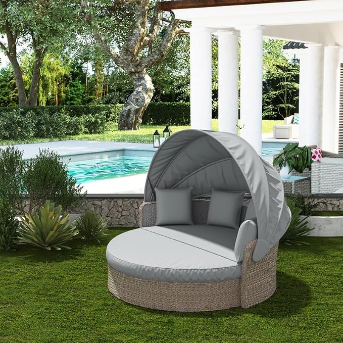 Outdoor Daybed Cushion Cover, Out Door Waterproof and Fade-Resistant Sun Bed - Image 7