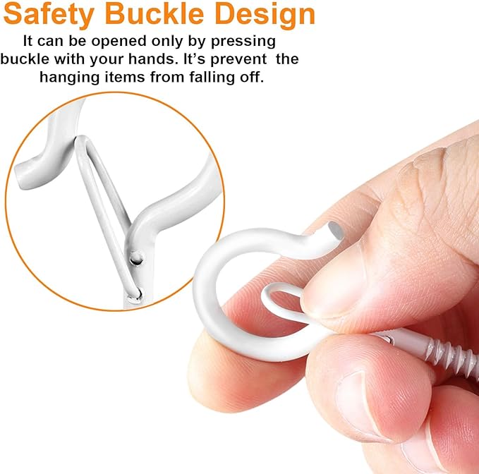 48 PCS Q-Hanger Hooks, Screw Hooks - Image 2