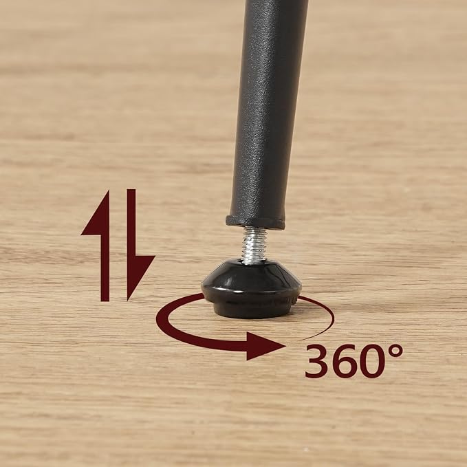 Bar Stools, Bar Chairs with Backrest and Footrest, Kitchen Stools with - Image 8