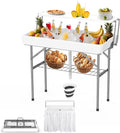 HLPB 4 FT Party Ice Cooler Folding Table by HLPB
