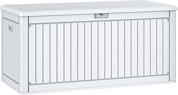 YITAHOME 260 Gallon Extra Large Deck Box, Double-Wall Resin Outdoor Storage Box by YITAHOME