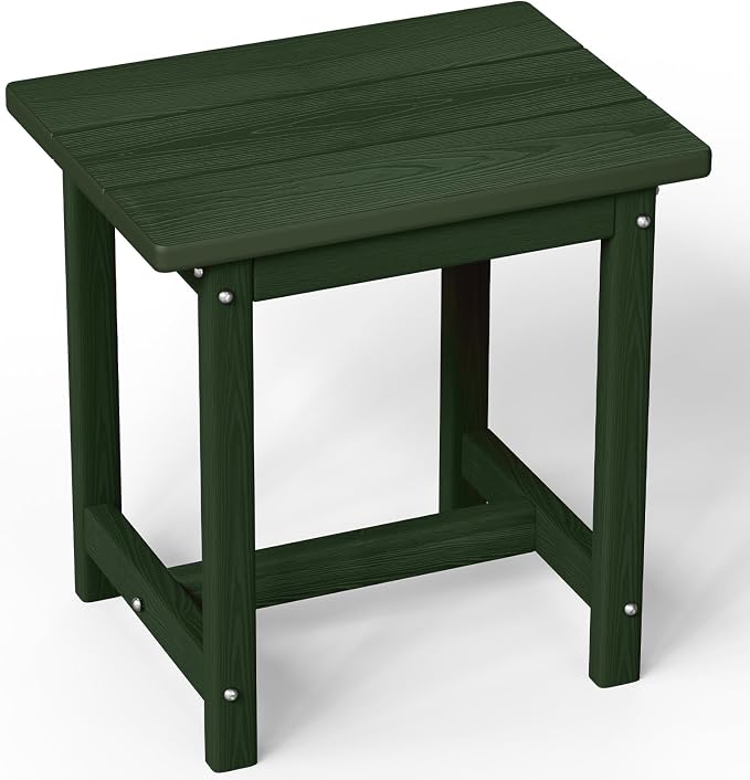 Outdoor Side Table, HDPE Small Outdoor Table, Adirondack Side Tables, Outside by Suunyn