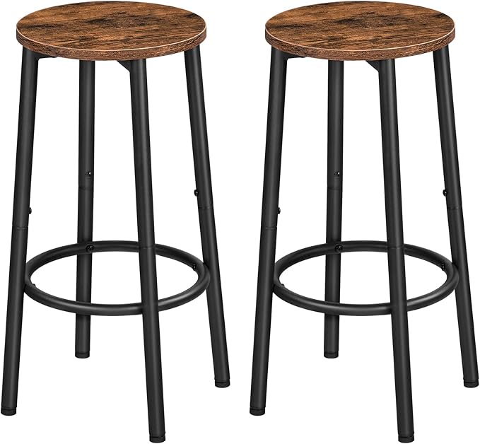 HOOBRO Bar Stools, Kitchen Round Height Stools by HOOBRO